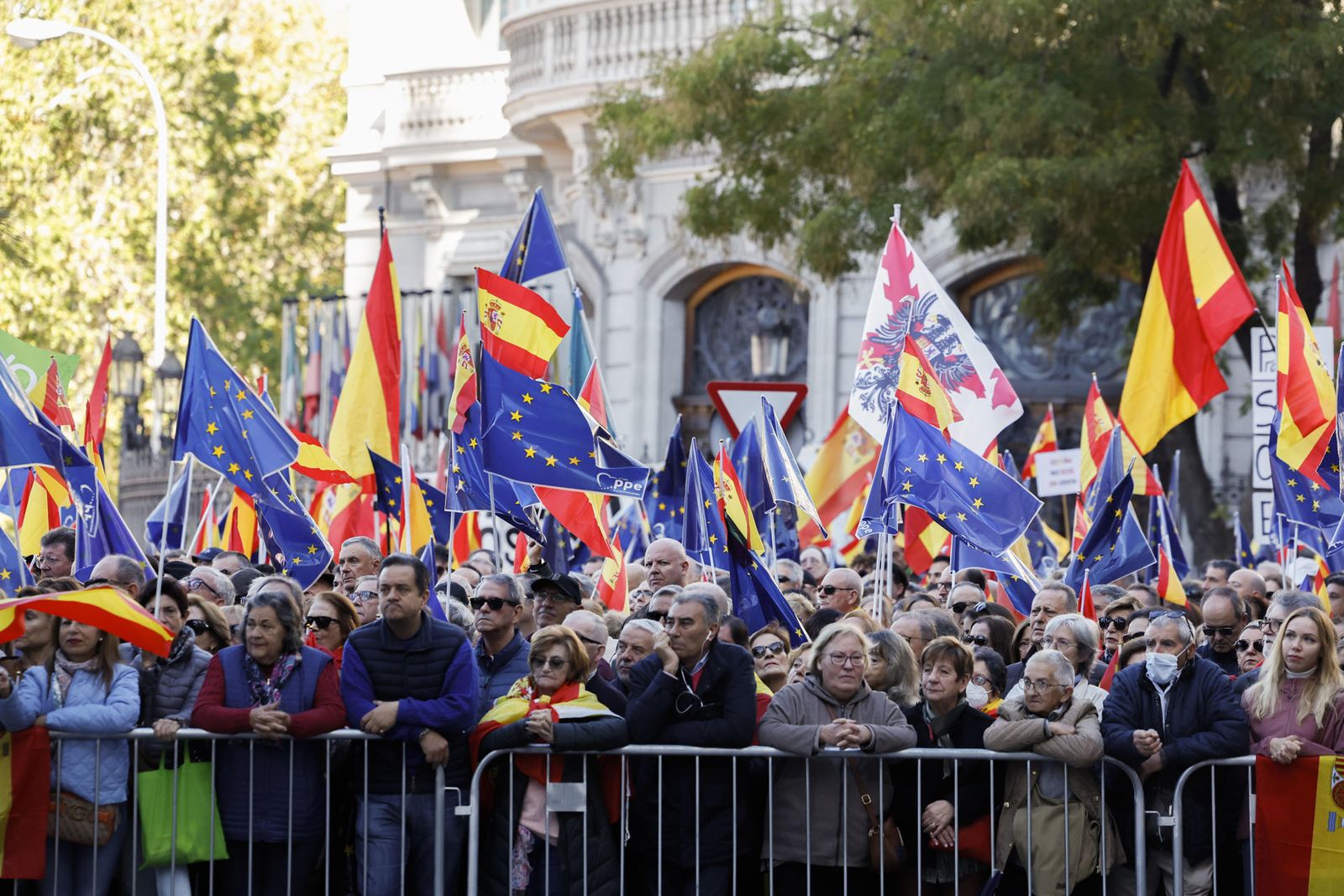 Manifestación contra la amnistía
