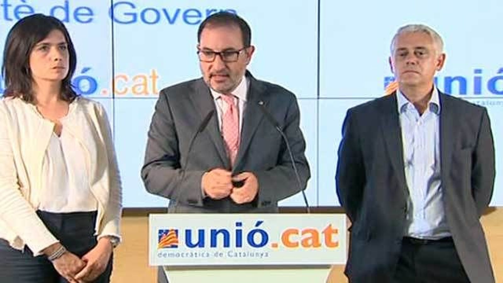 Los tres consellers de Unió abandonarán el Gobierno de Artur Mas