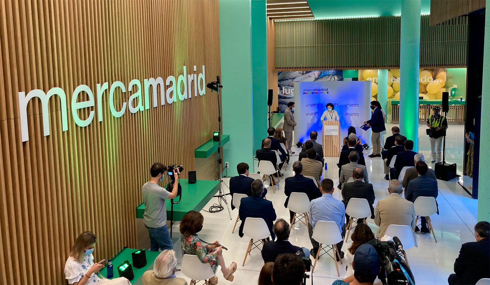 Rueda de prensa en Mercamadrid