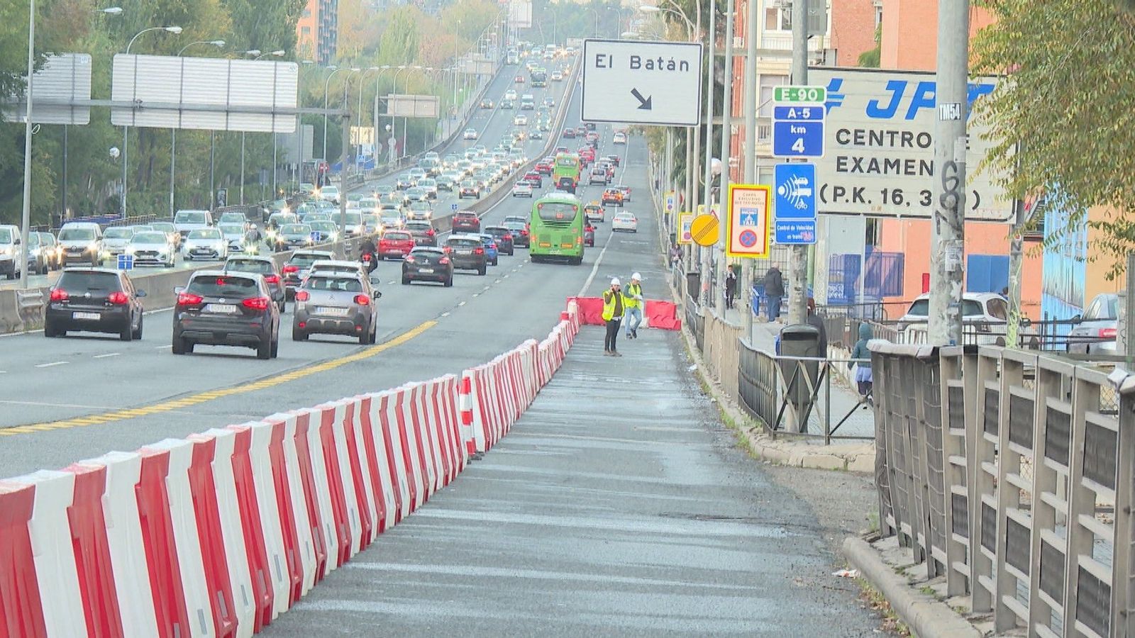Refuerzo por las obras de la A-5: los autobuses pasaran gratis en la R-5