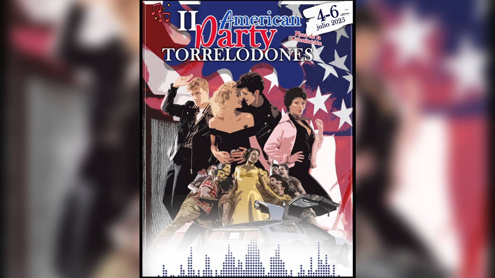 Cartel de la 'American Party' de Torrelodones