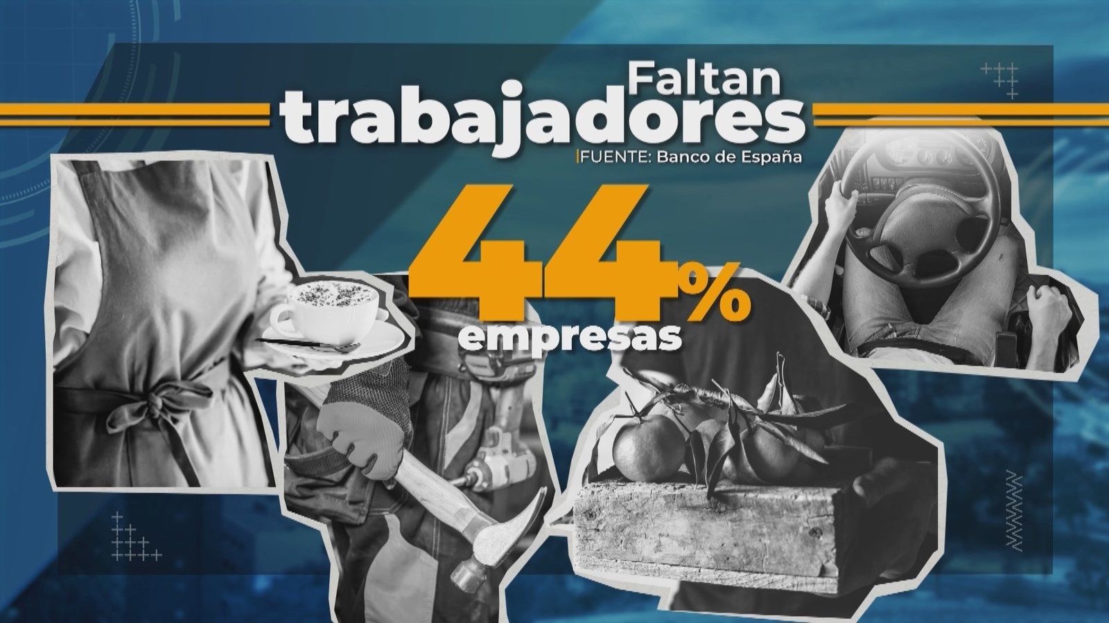 4 de cada 10 empresas de hostelería, transporte y agricultura tiene problemas para encontrar trabajadores