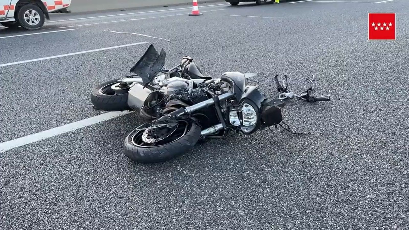 Accidente de tráfico en la A-6