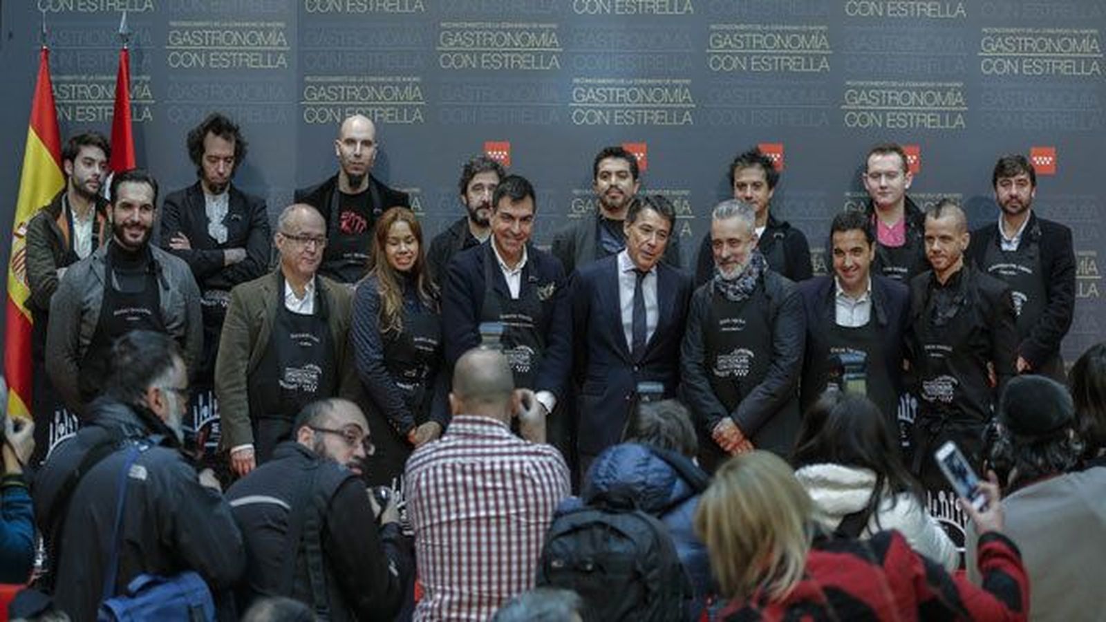 Madrid homenajea a sus chefs "Michelín" y creará el Premio de Gastronomía