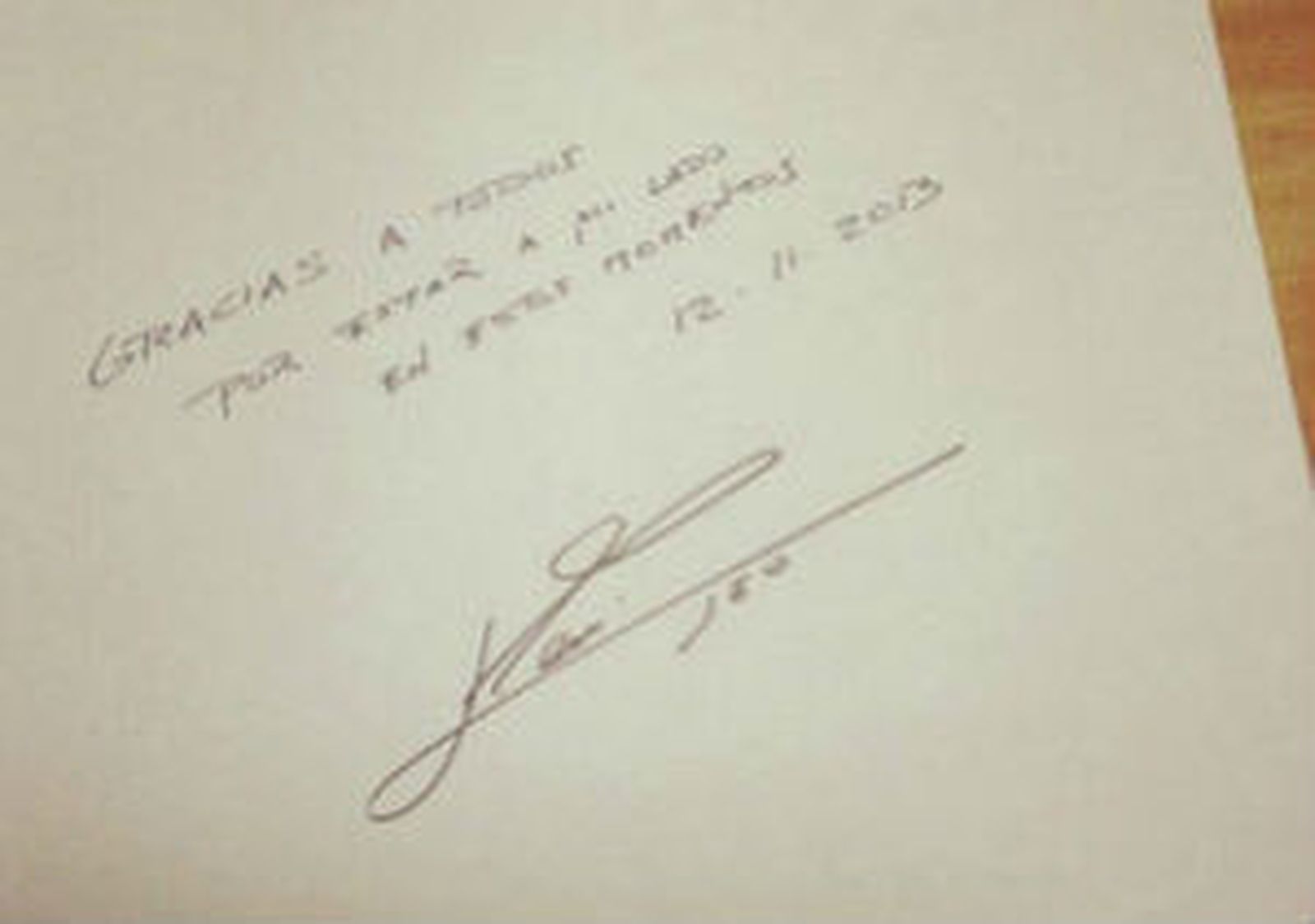 Carta de Messi