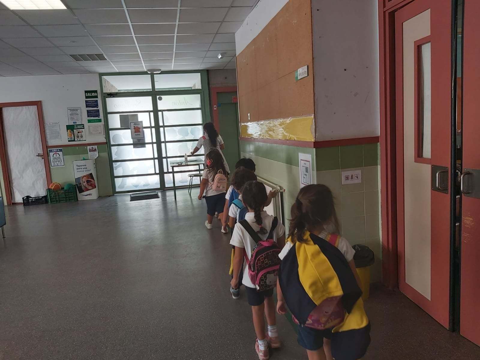 Alumnos del Colegio Público Antón Sevillano de Sevilla la Nueva