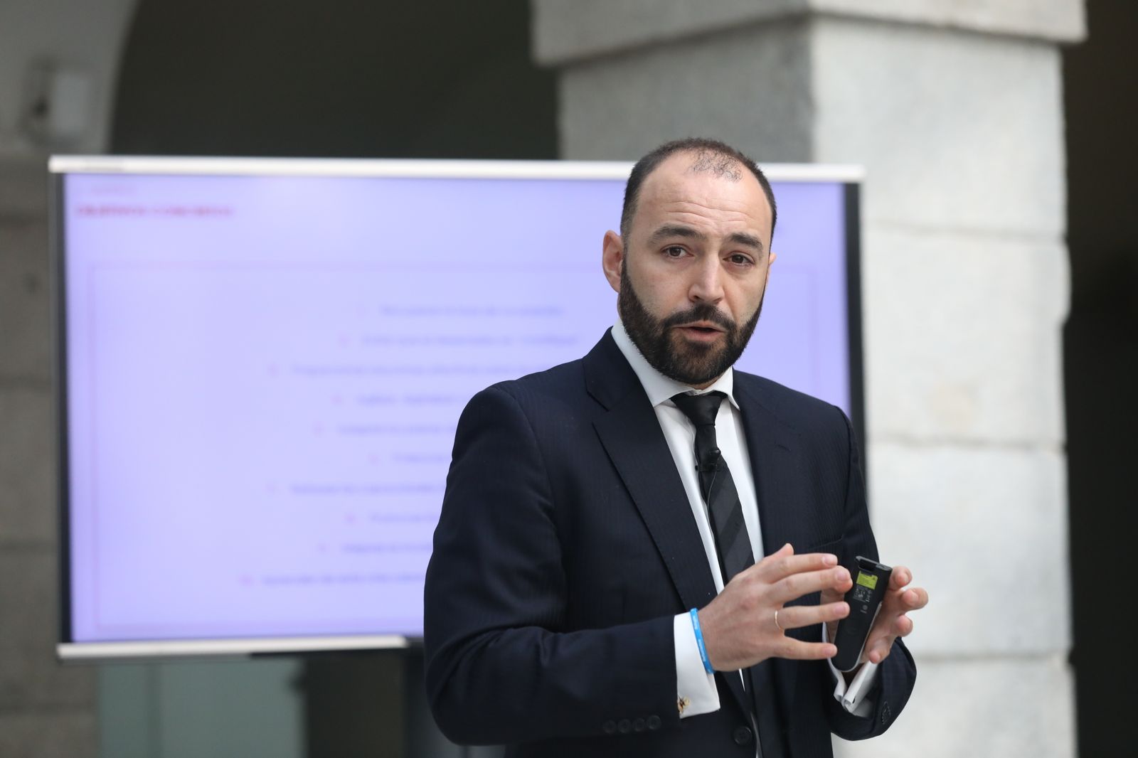 Manuel Giménez, consejero de Economía, Empleo y Competitividad de la Comunidad de Madrid