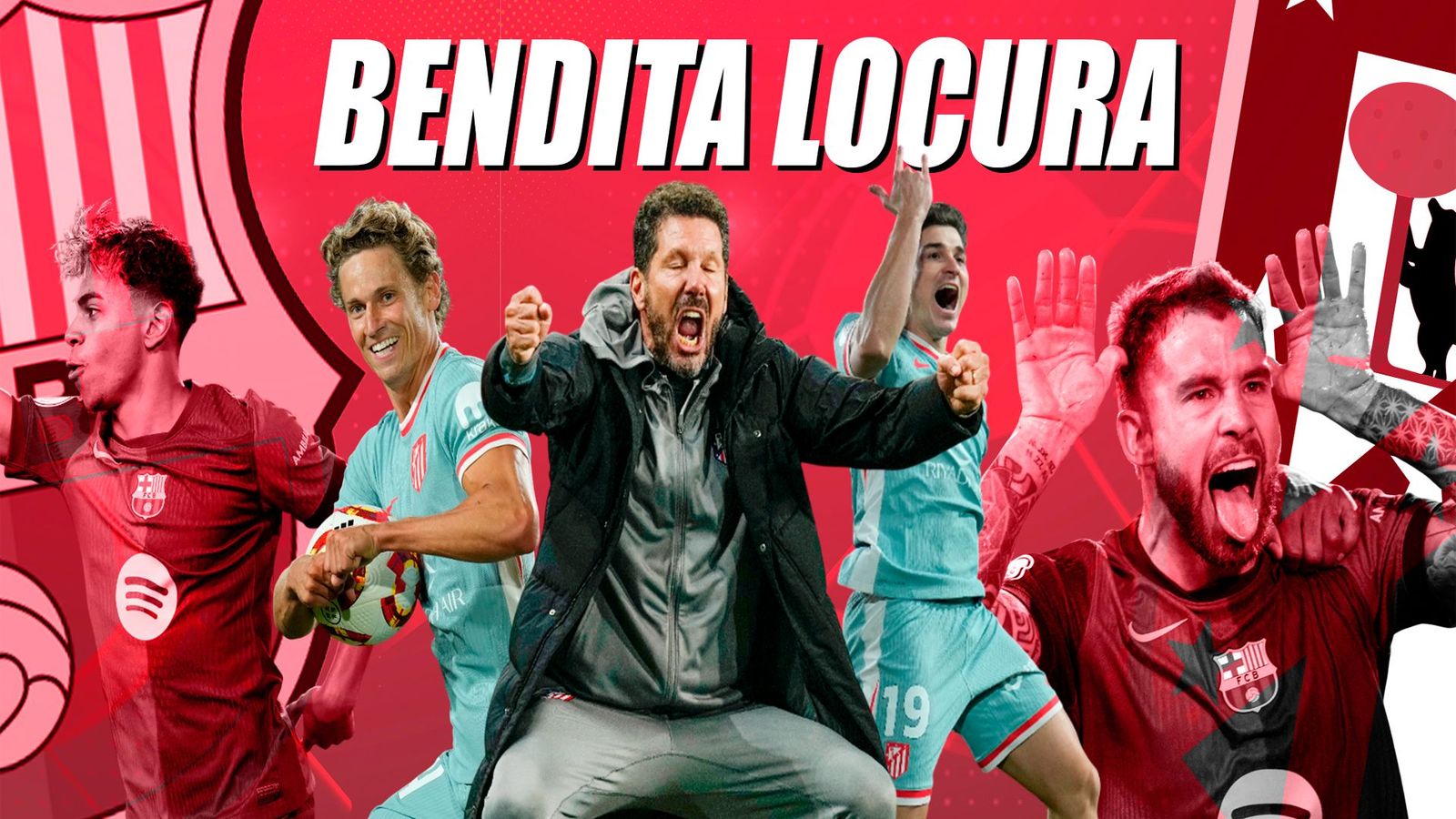 Las angustias de Simeone con el 0-2, pasando por el 4-2 hasta el 4-4