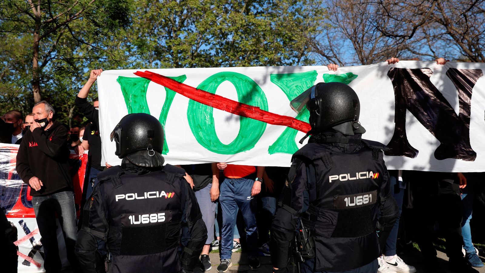 Concentraciones en Vallecas contra Vox