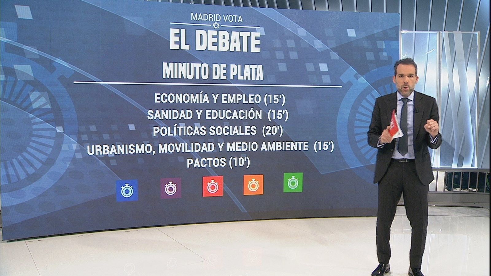 Todo preparado para el debate de los candidatos autonómicos en Telemadrid