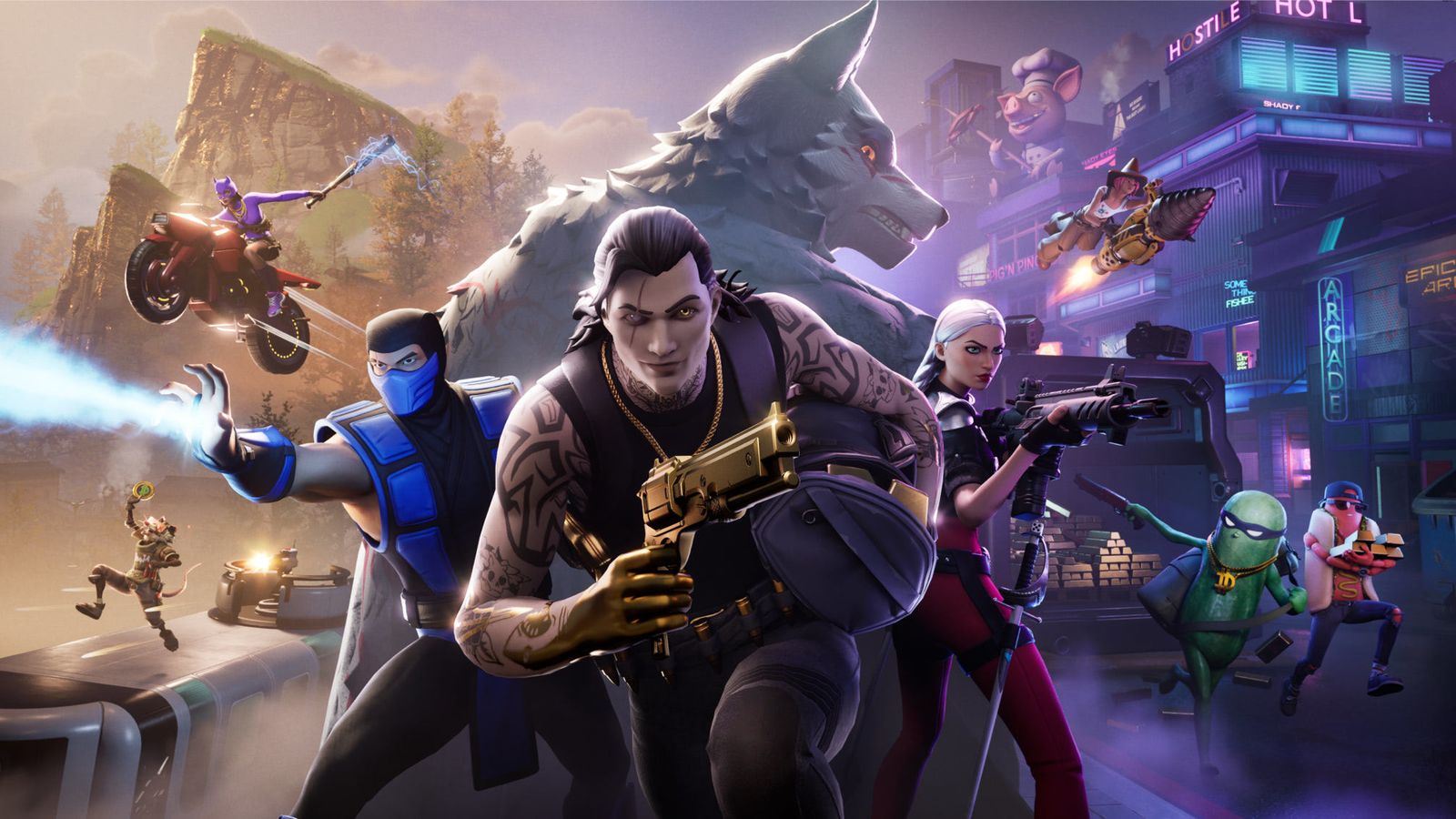 Ilustración del videojuego Fortnite