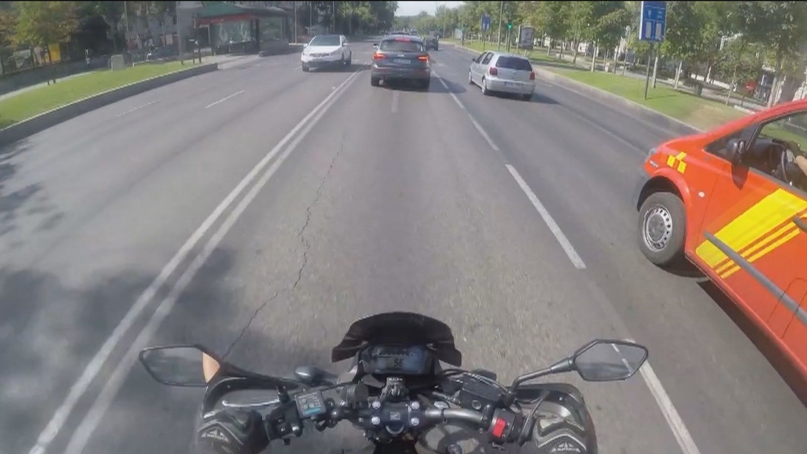 Solo en 2020 se produjeron casi 4.000 accidentes de moto en Madrid capital