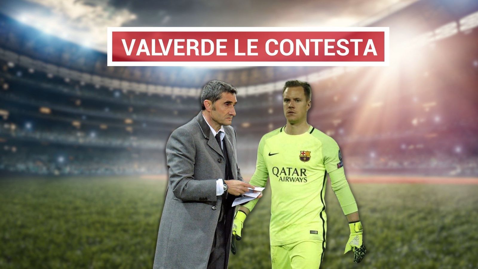 Valverde, a Ter Stegen: "Si hay algo que resolver, se hace dentro"