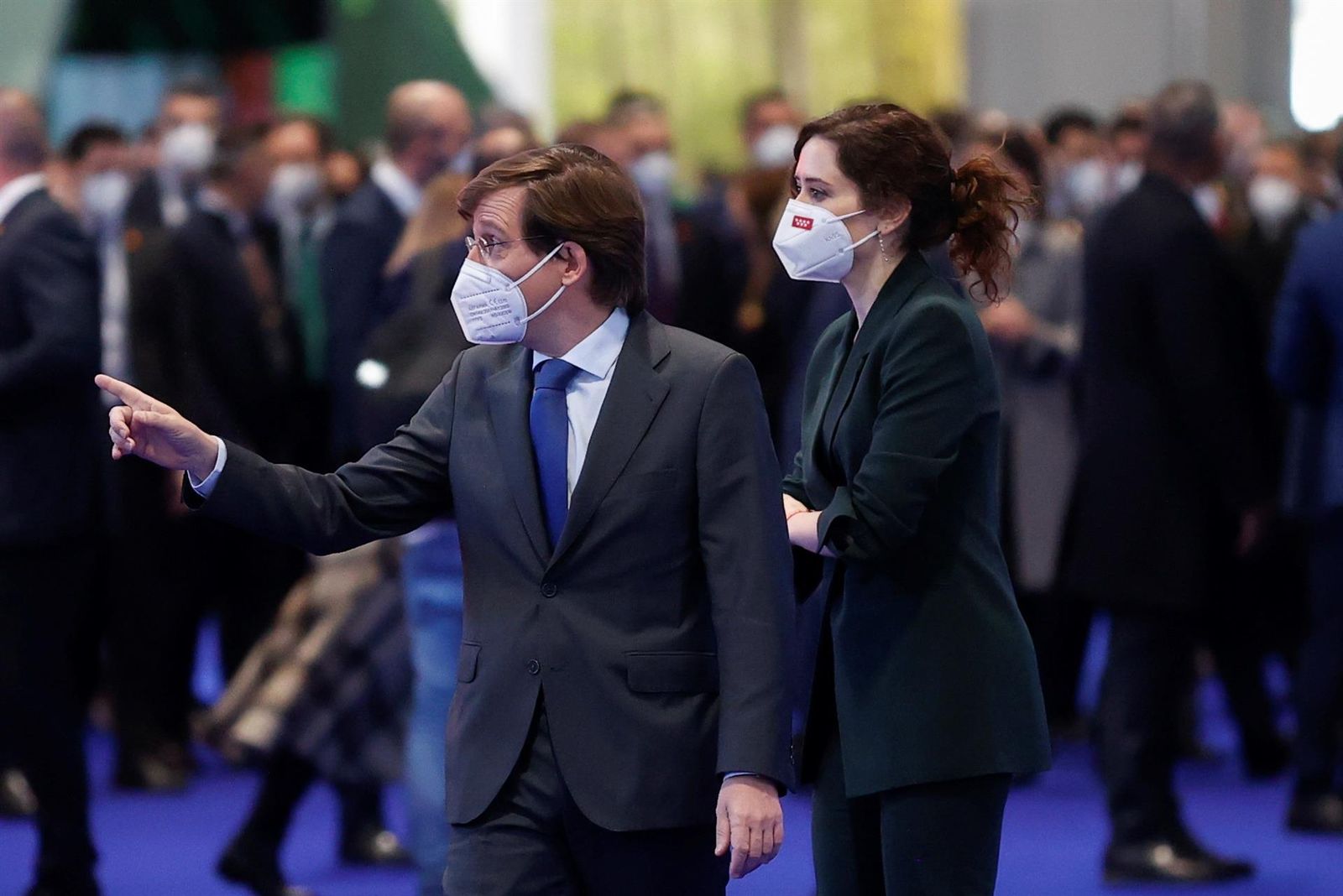 José Luis Martínez Almeida e Isabel Díaz Ayuso, en Fitur