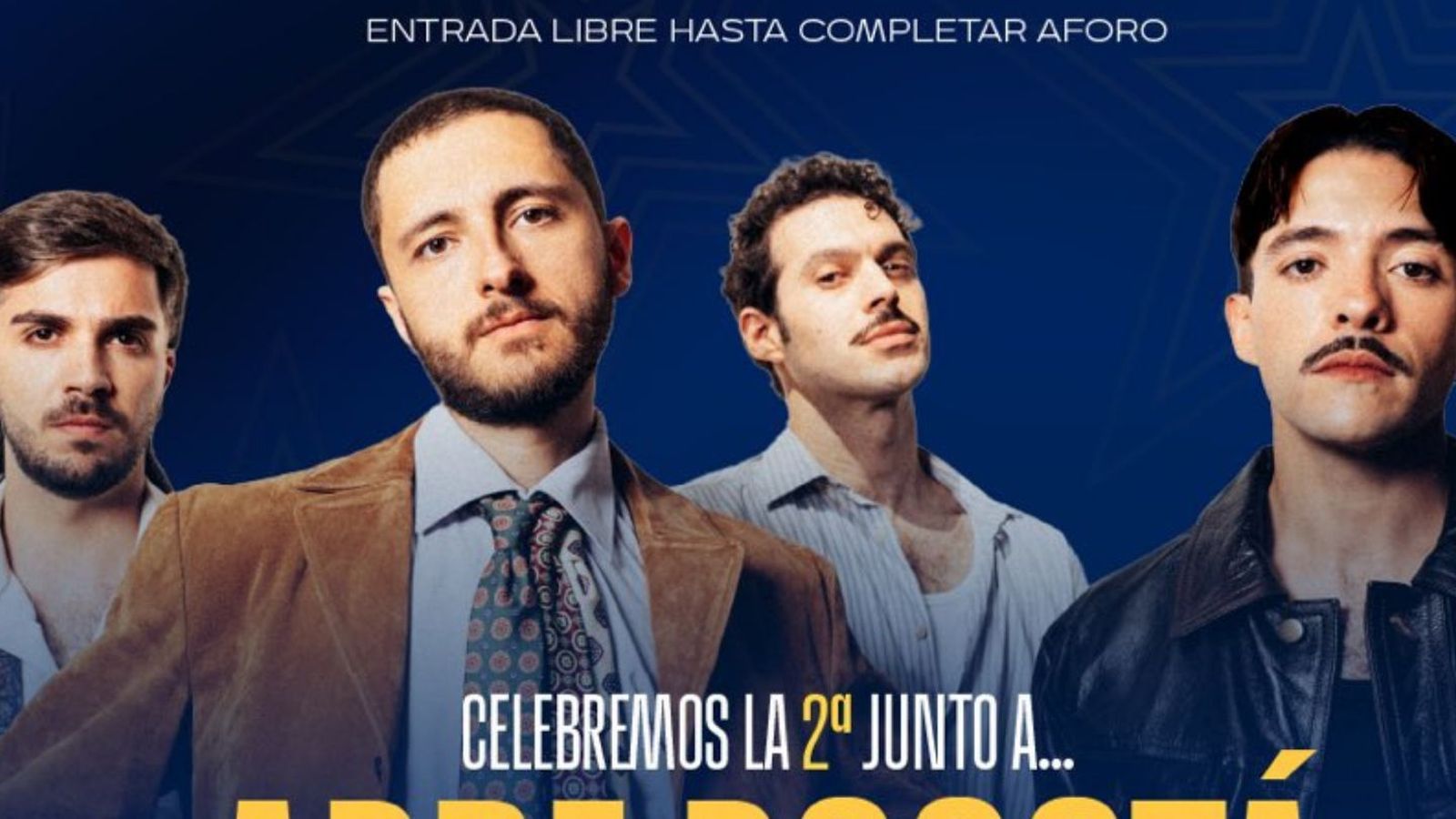 Cartel de Arde Bogotá para la celebración por la victoria de la selección española en el Mundial