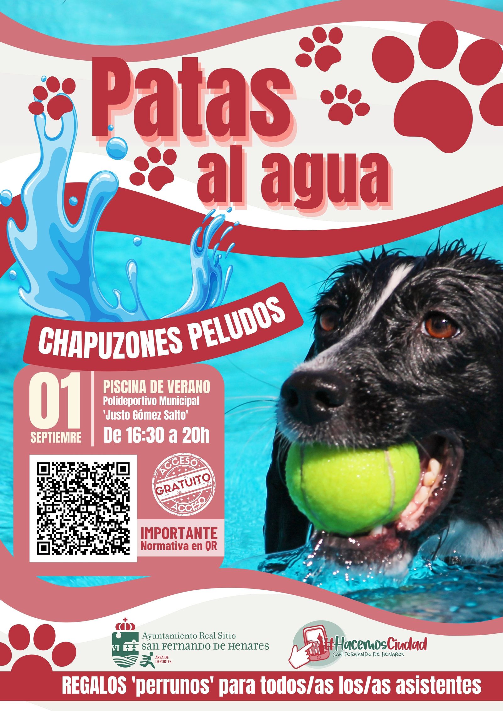 'Patas al Agua' en San Fernando de Henares