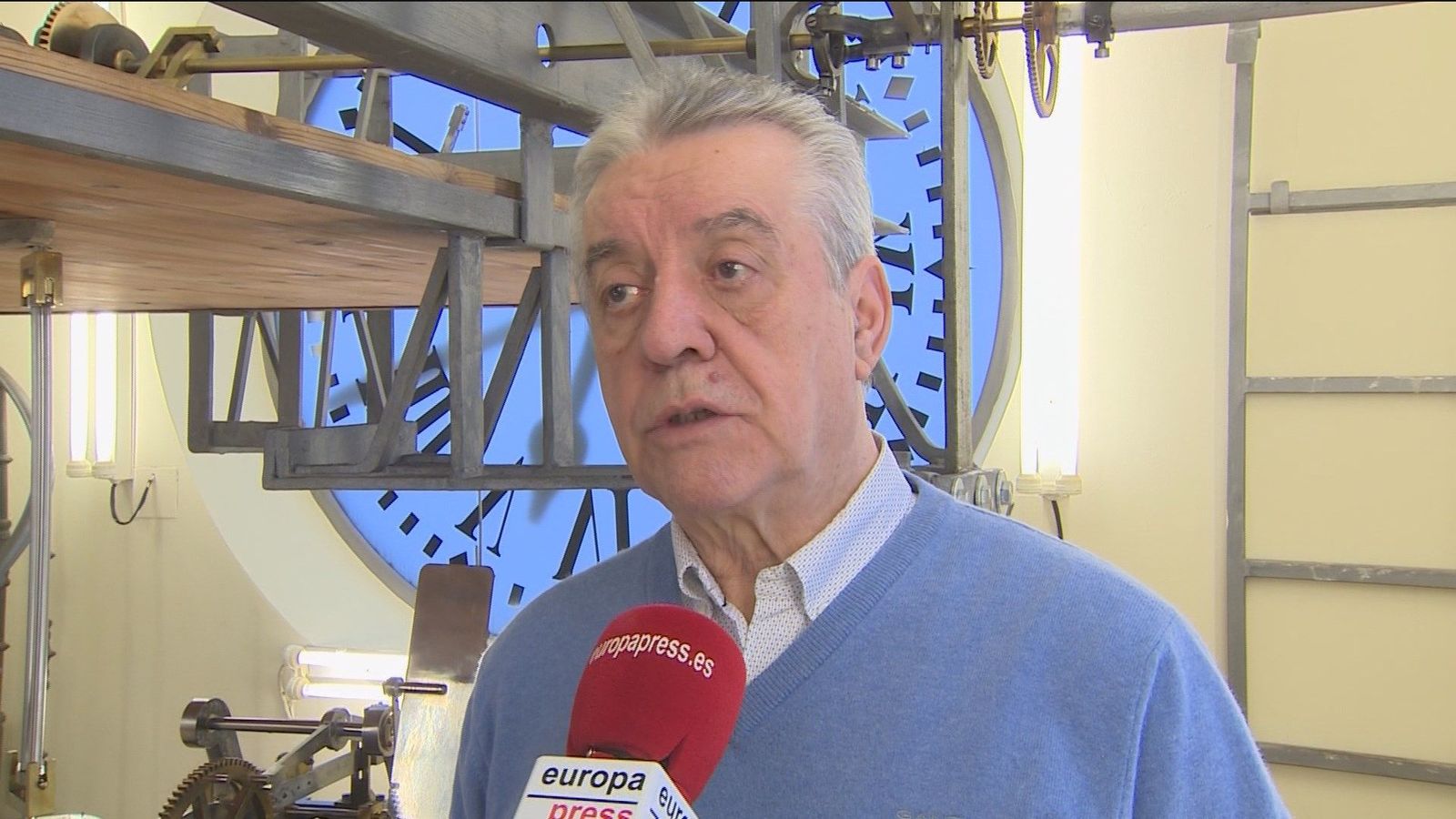 El reloj de la Puerta del Sol, a punto para las campanadas