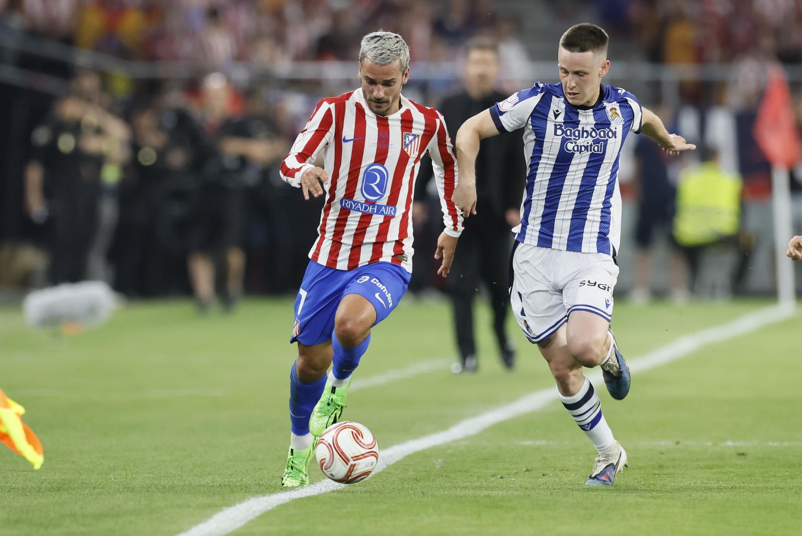Griezmann ante la Real Sociedad
