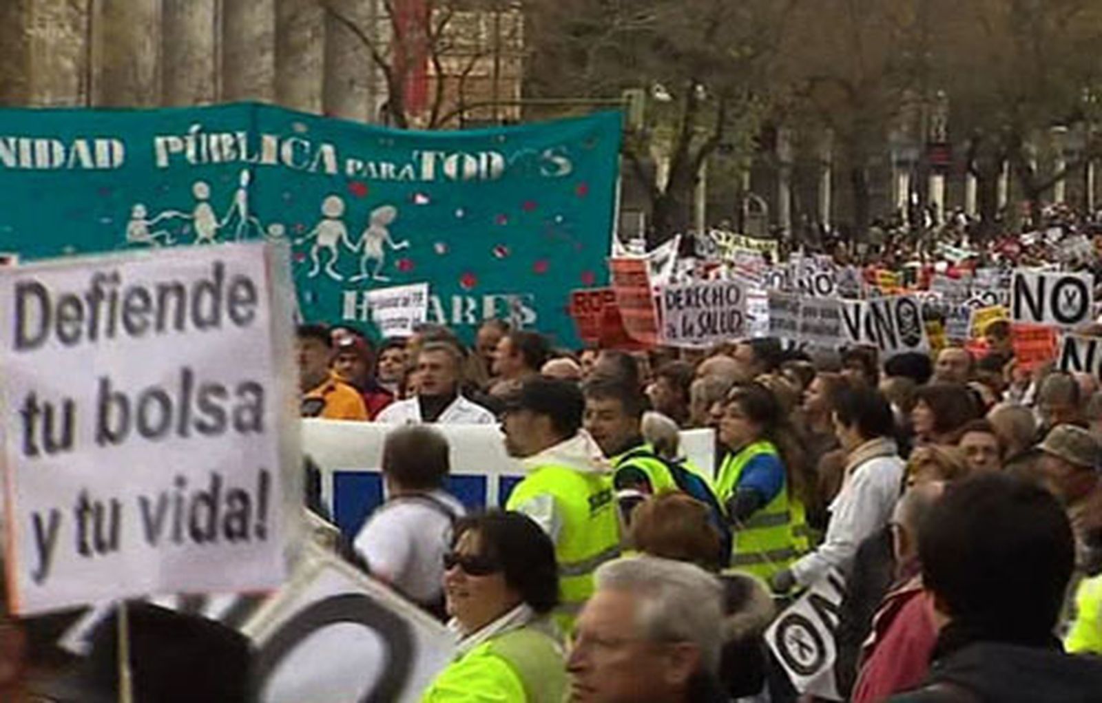 Protestas sanidad