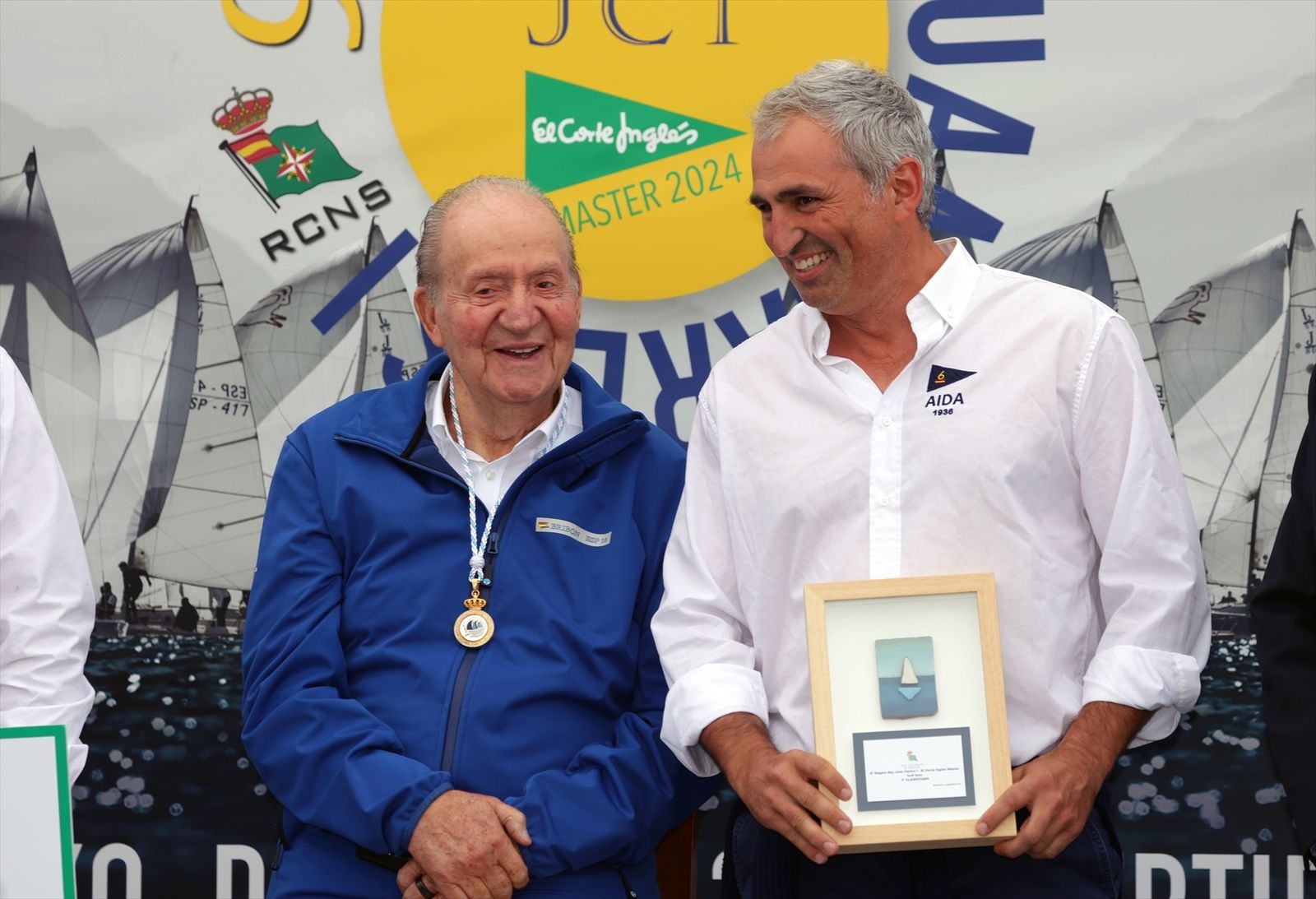 Juan Carlos I preside la entrega de trofeos de la Regata Rey Juan Carlos I El Corte Inglés Máster en 2024