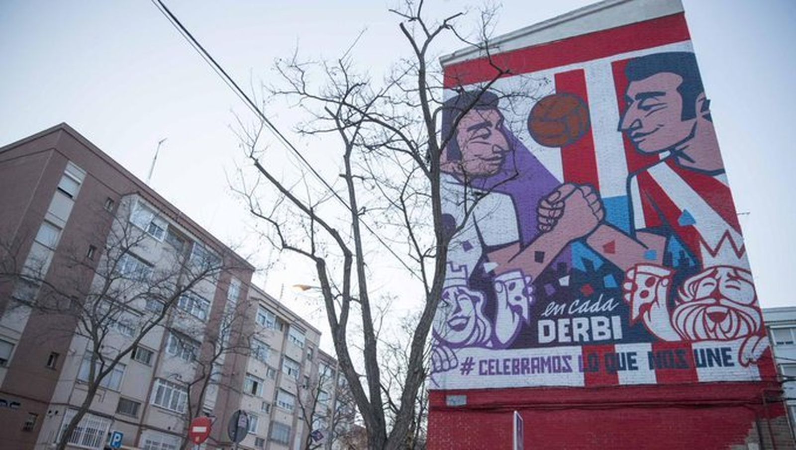 Mural del derbi
