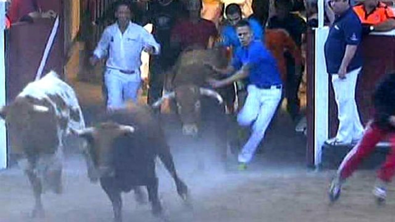 Dos heridos graves en el cuarto encierro en San Sebastián de los Reyes