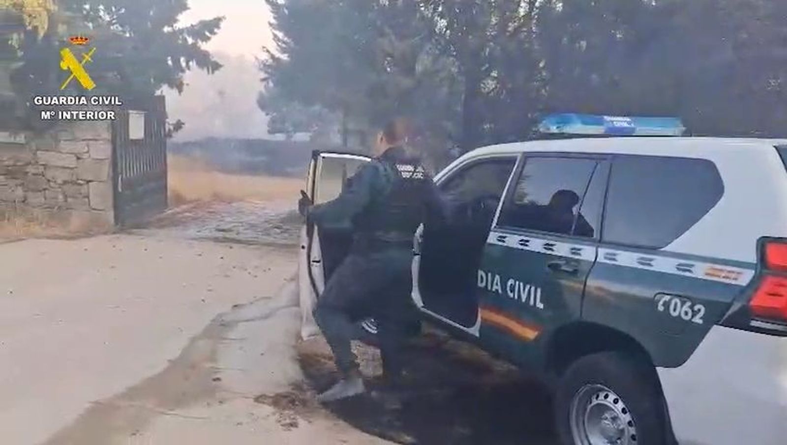 Detenidos por provocar incendios en la Comunidad de Madrid