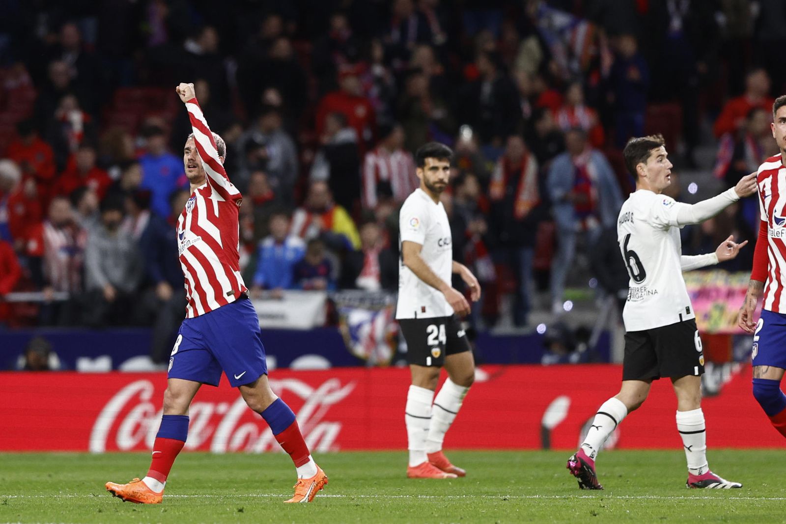 Griezmann ante el EFEValencia