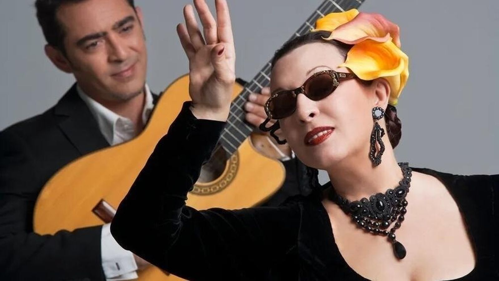 Martirio y el guitarrista Raúl Rodríguez