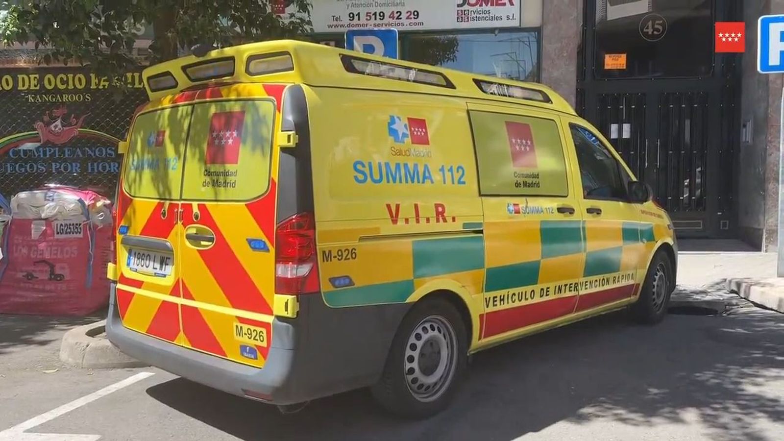 Accidente laboral en Chamartín