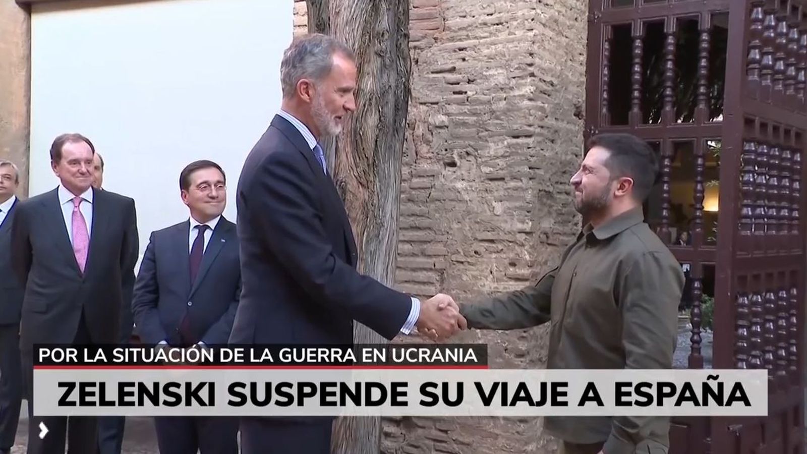 Zelenski no viene a España