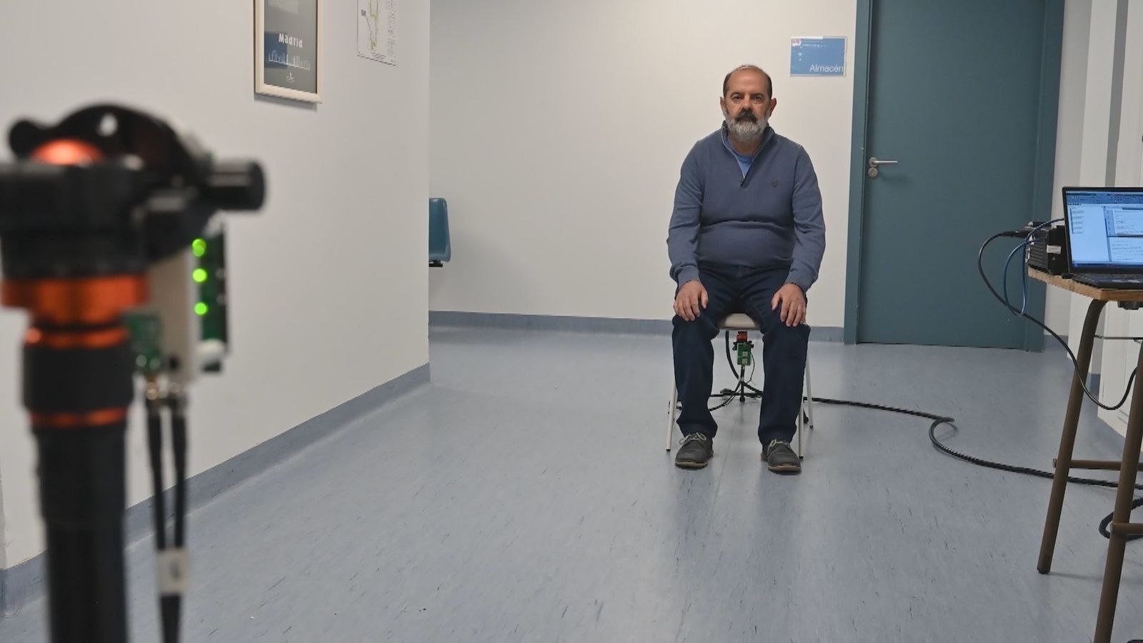 Un paciente de Párkinson en el Gregorio Marañón