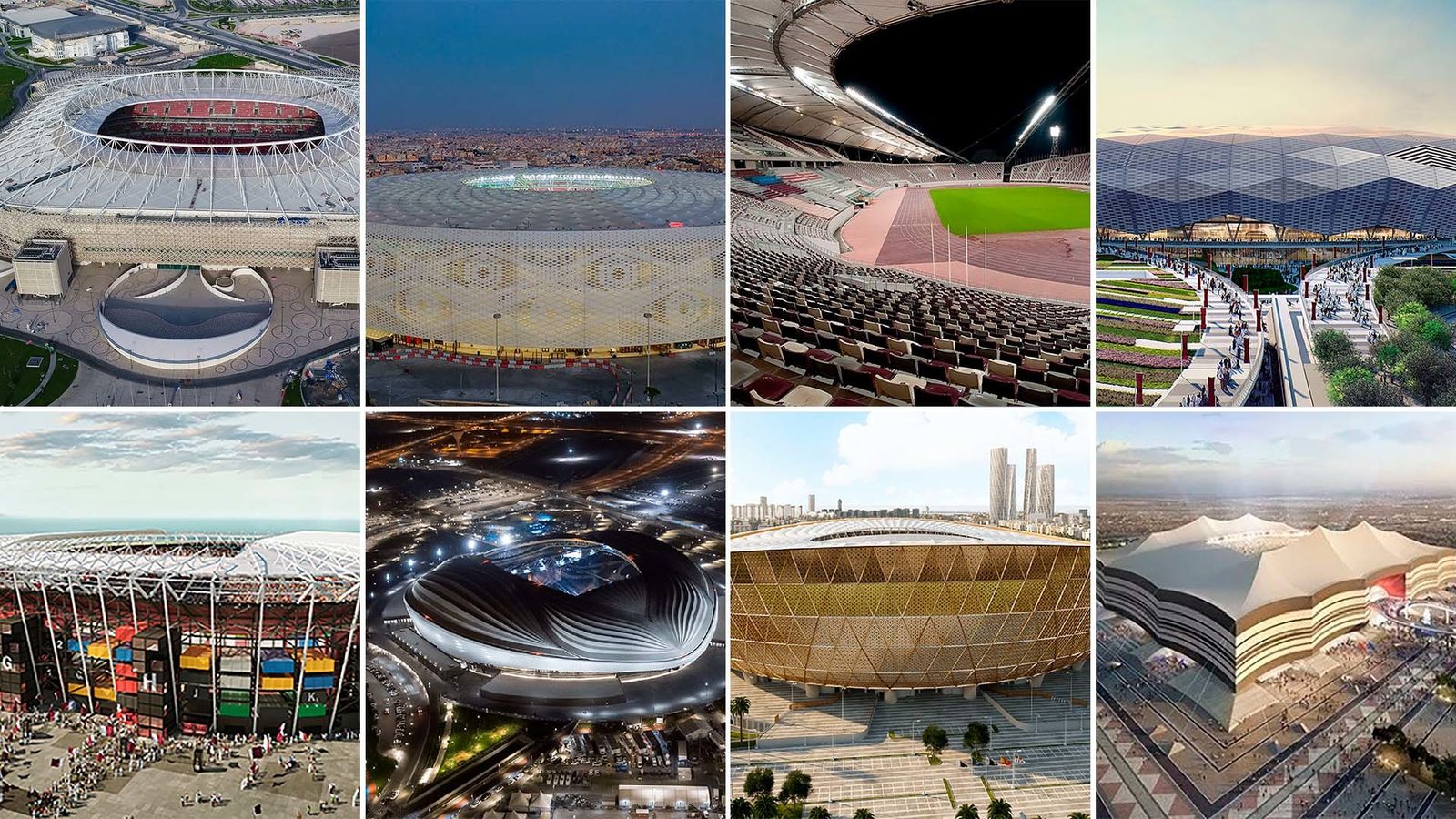 Estadios del Mundial de Catar