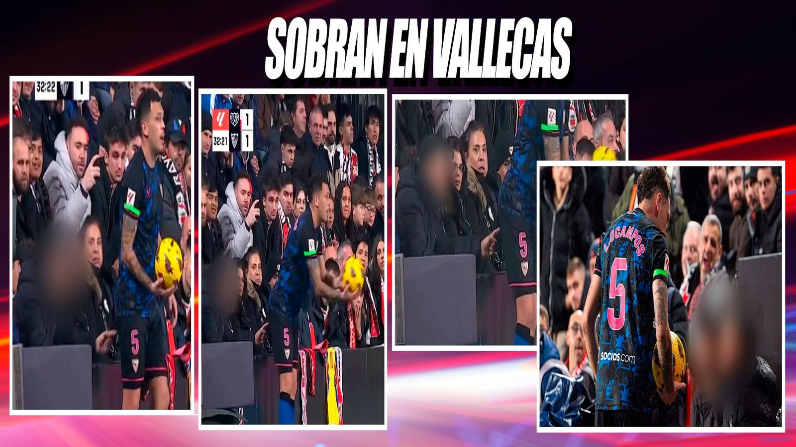 Gesto obsceno en Vallecas