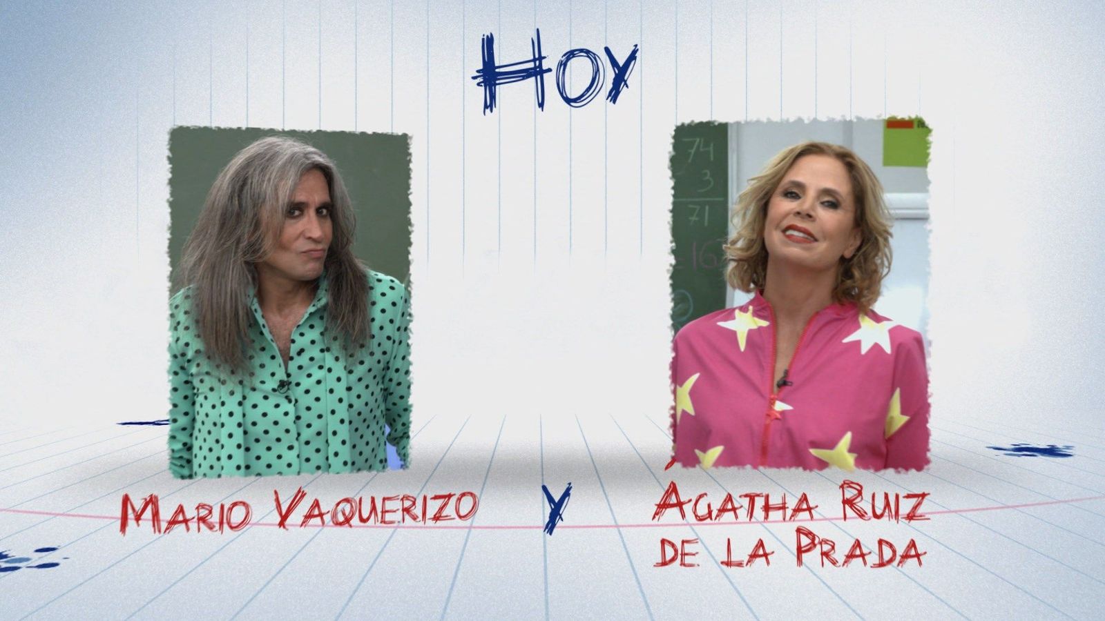 Ágatha Ruiz de la Prada y Mario Vaquerizo entran en la clase de 'Vuelta al cole'