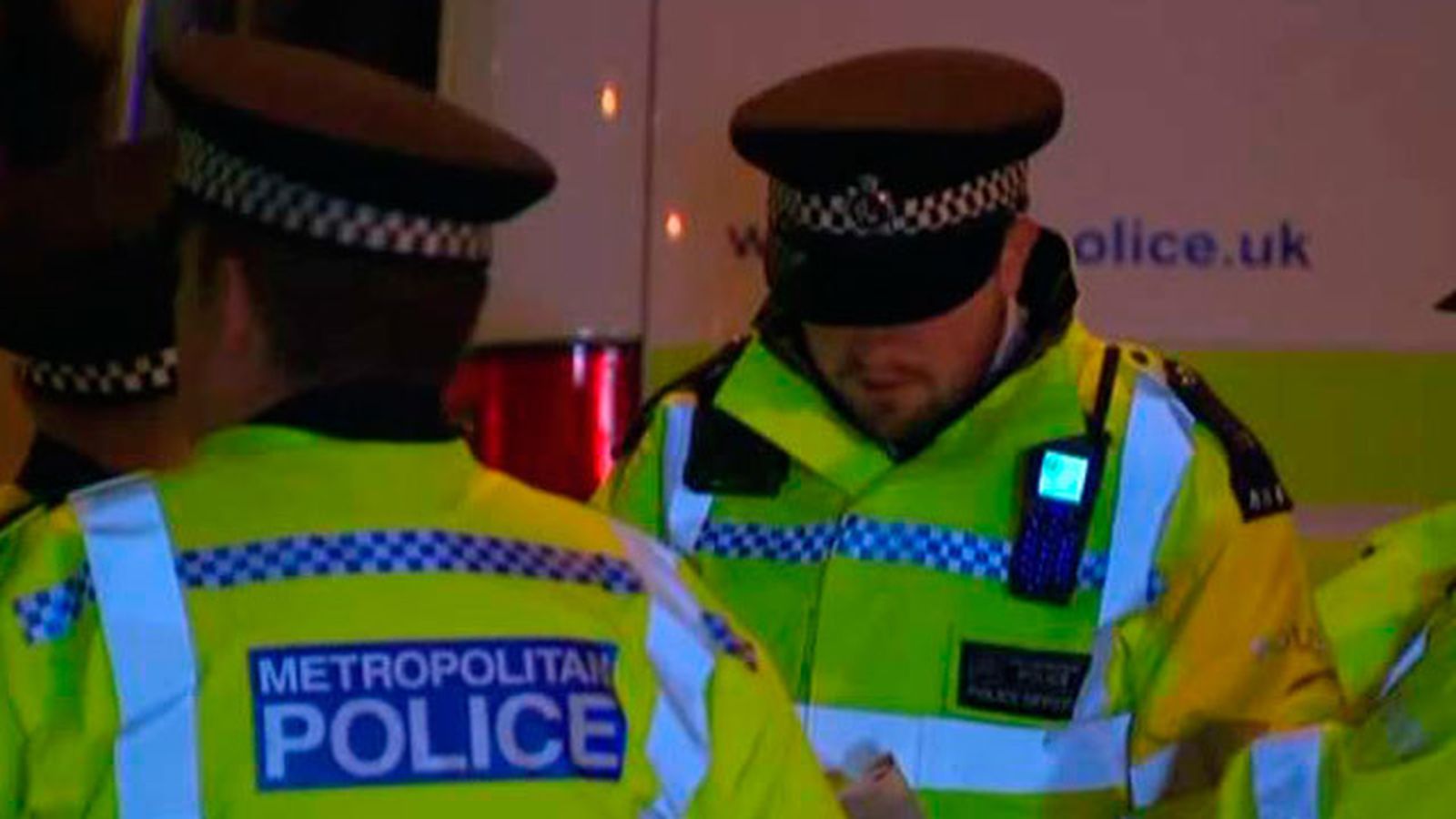 Policía británica