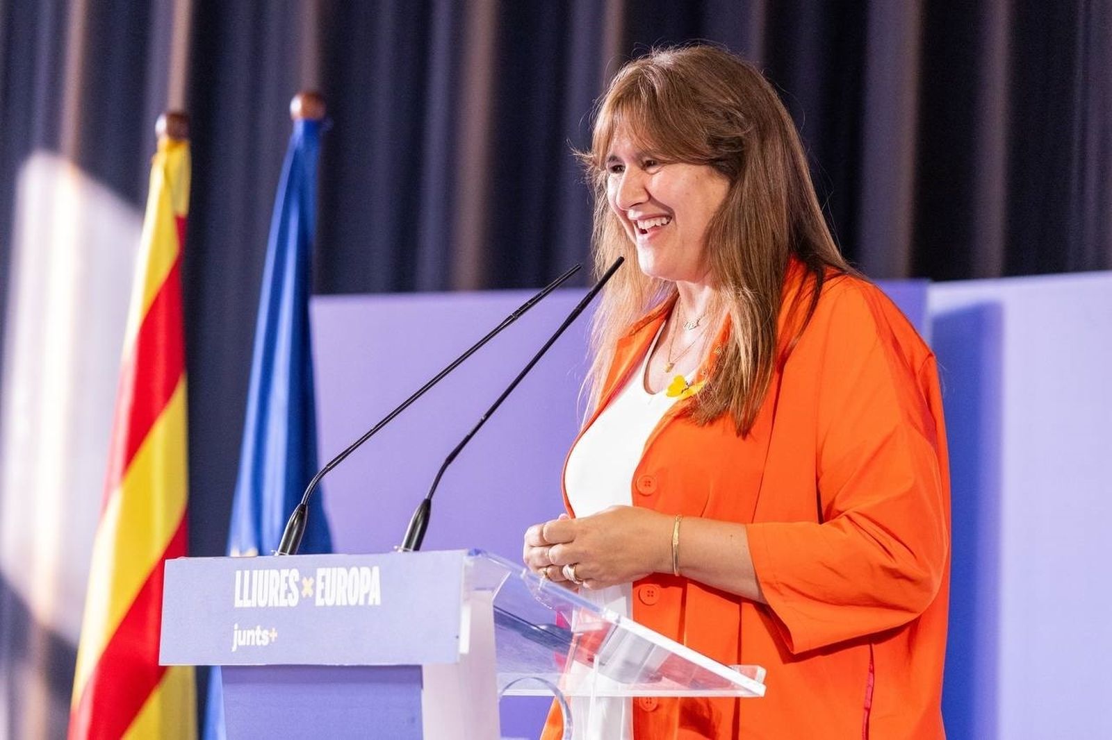 La presidenta de Junts, Laura Borràs