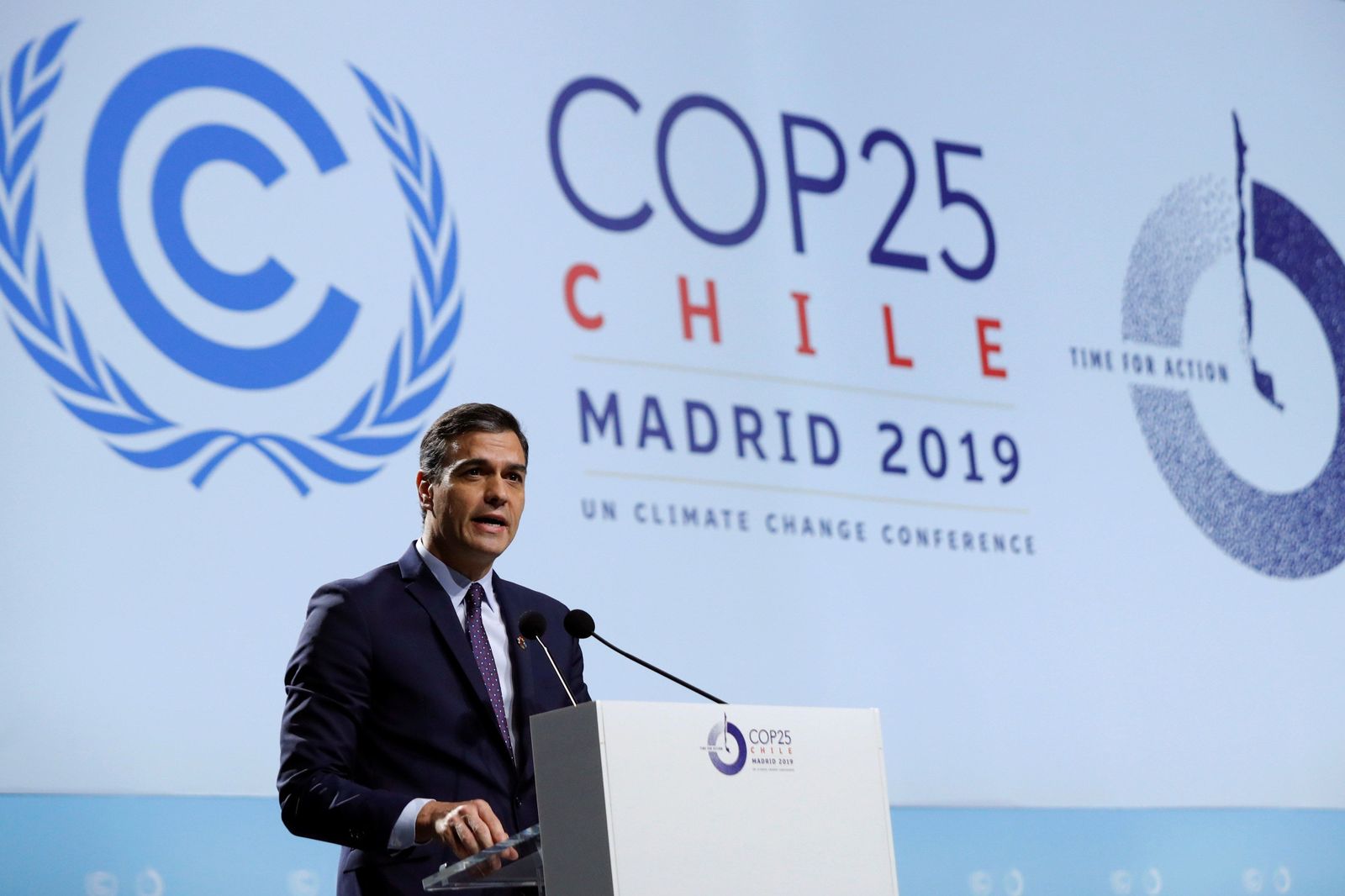 Pedro Sánchez, en la inauguración de la COP25: "España está lista para dar un paso al frente"