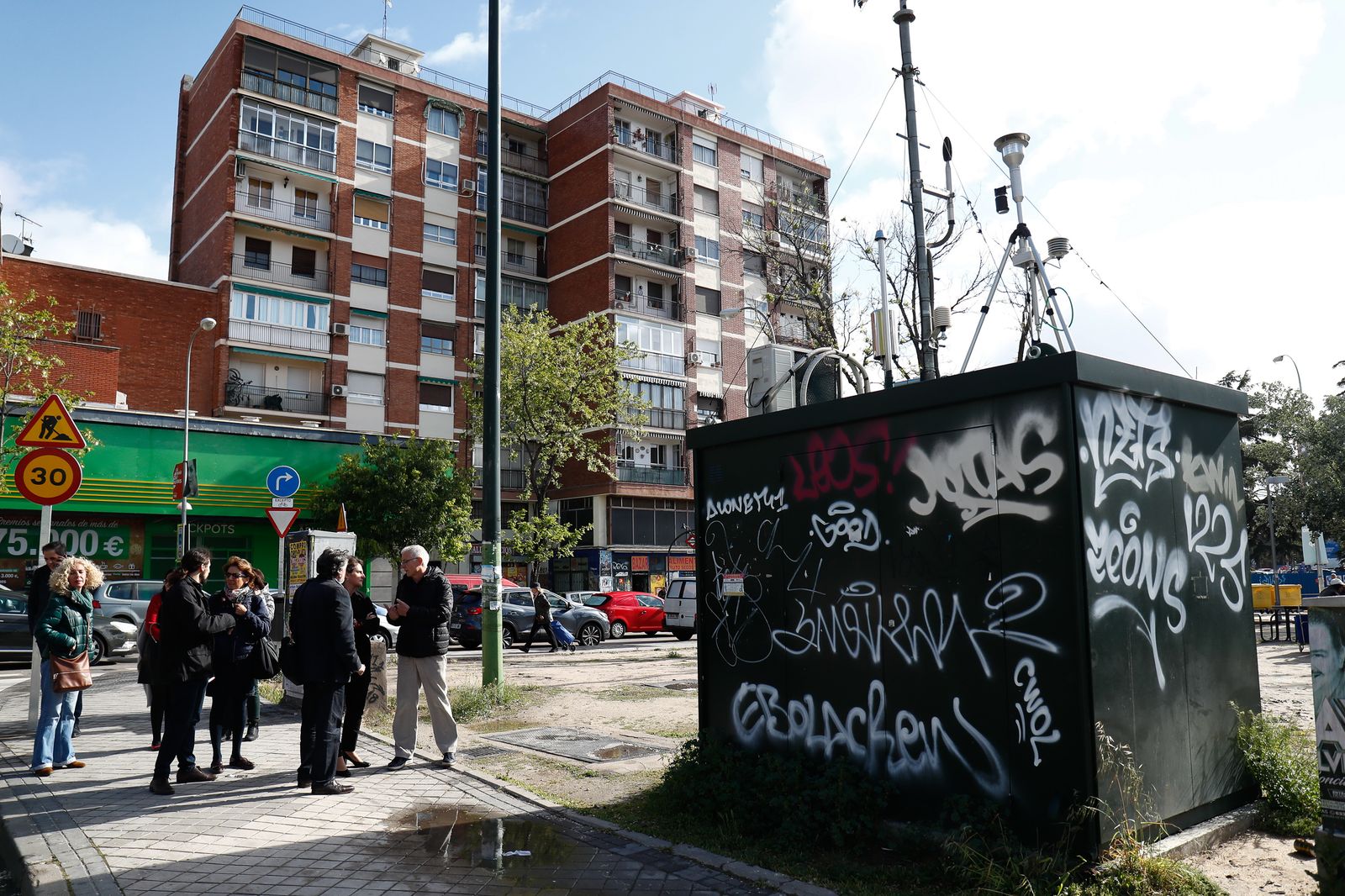 Estación de control de contaminación de Plaza Elíptica