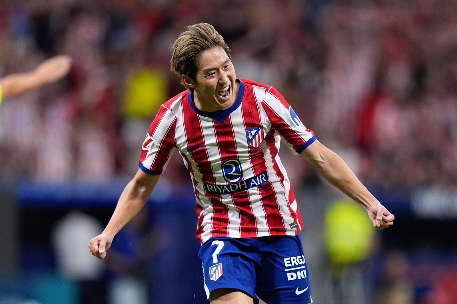 kang In Lee celebra el gol marcado frente al Málaga