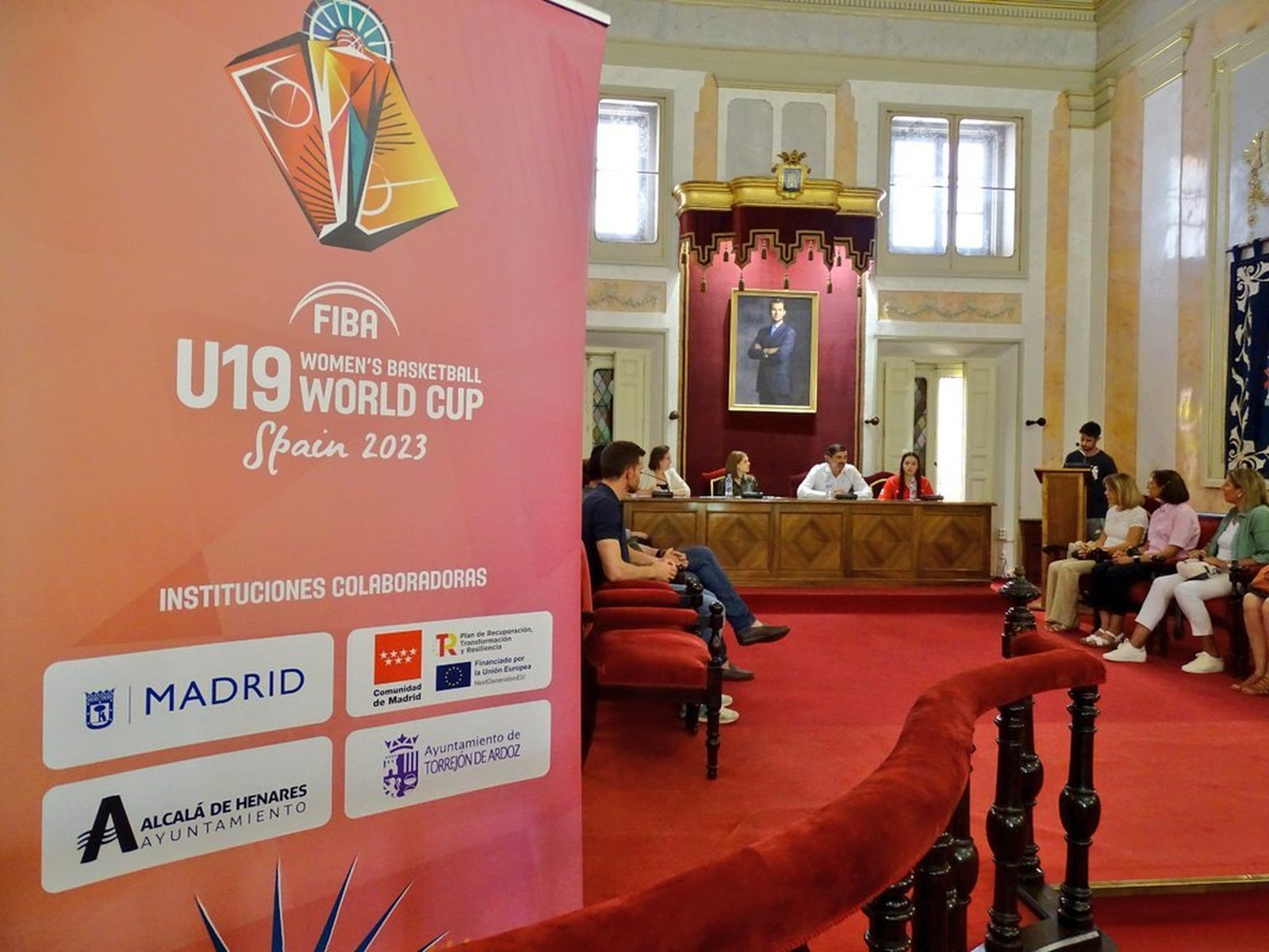 Presentación de la sede de Alcalá del Mundial Sub'19 de Baloncesto Femenino