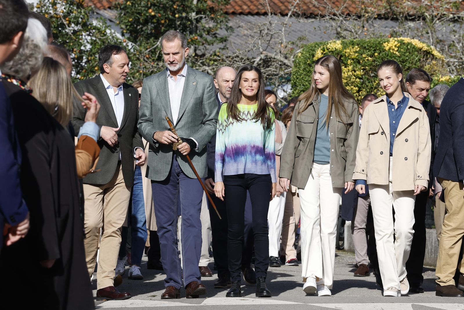 Los reyes en Asturias