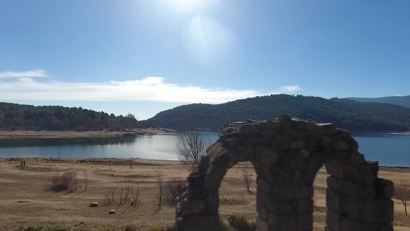Embalse de La Jarosa, en Guadarrama