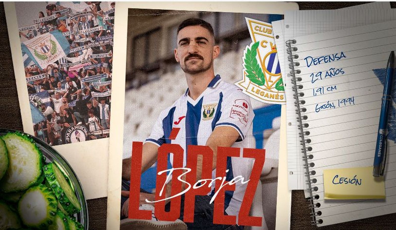 Leganés presenta a Borja López