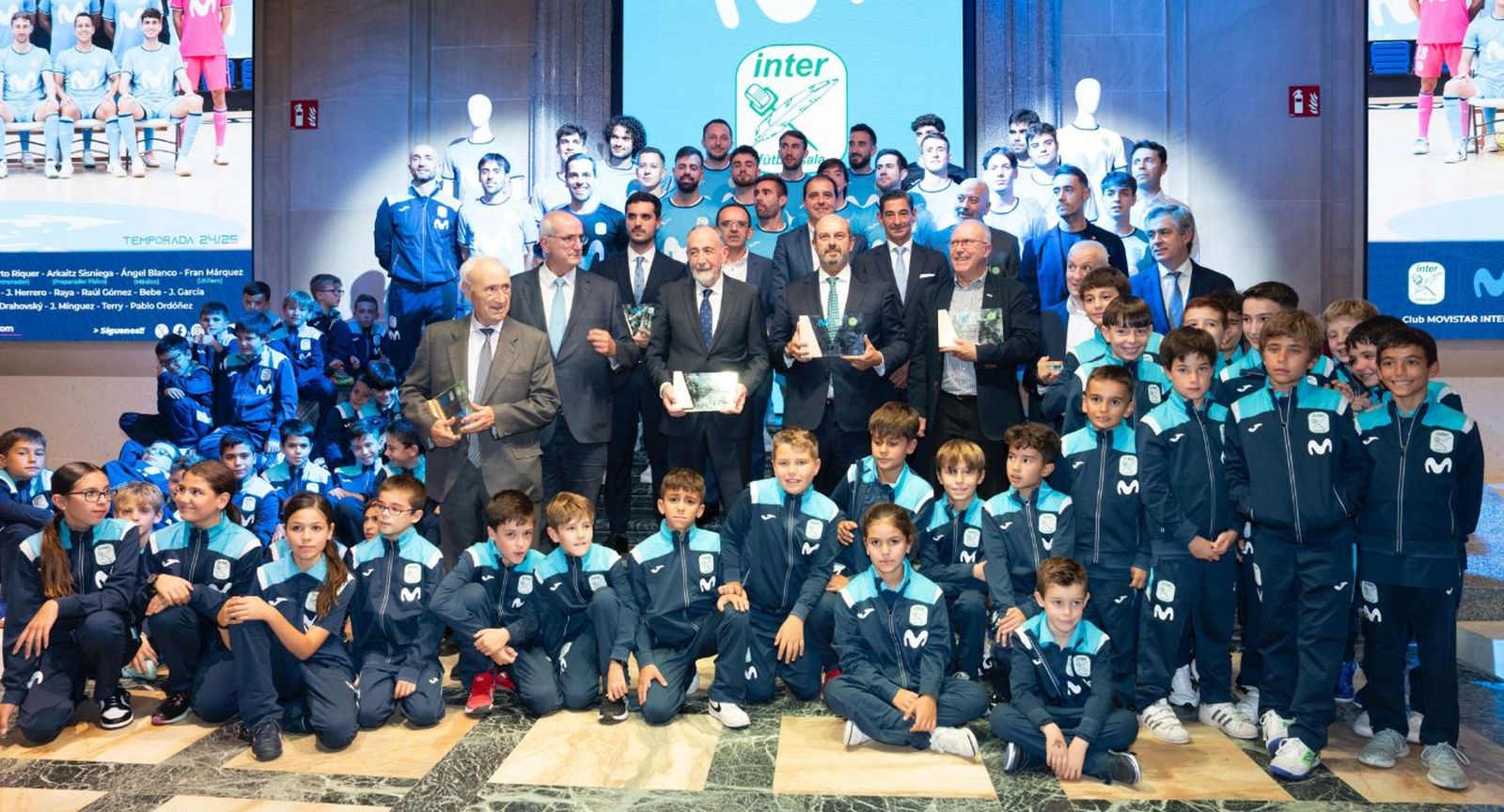 Presentación oficial del Movistar Inter para una temporada ilusionante