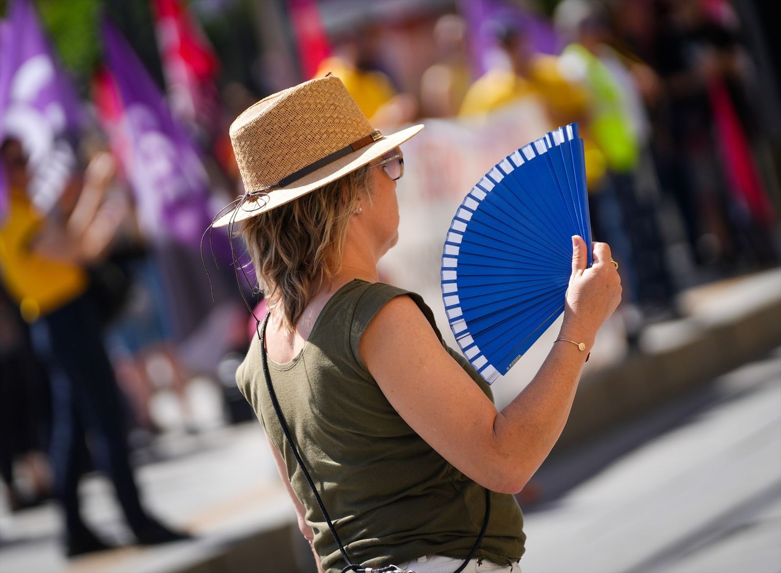 Persona con calor