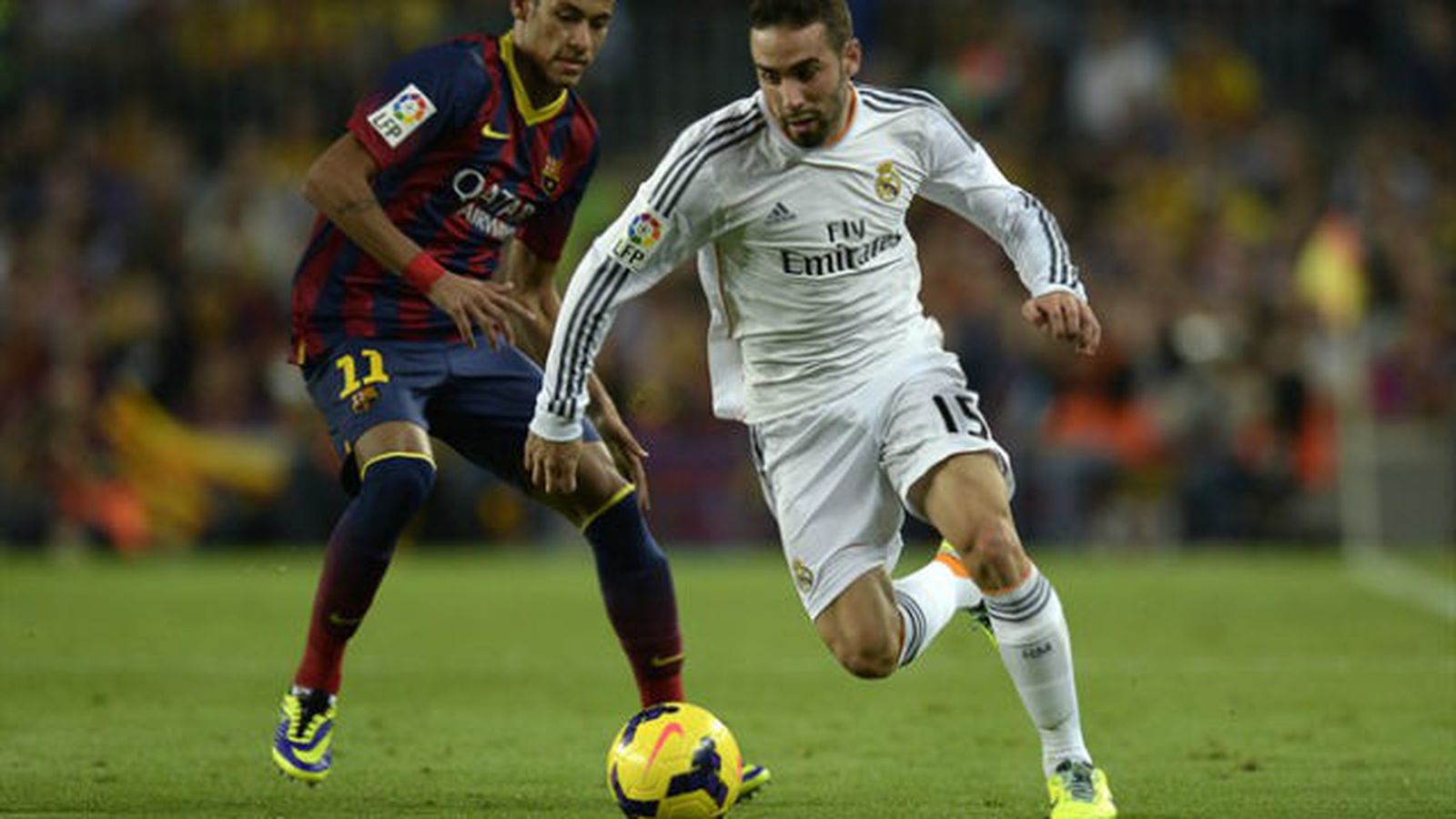 Dani Carvajal ante Neymar