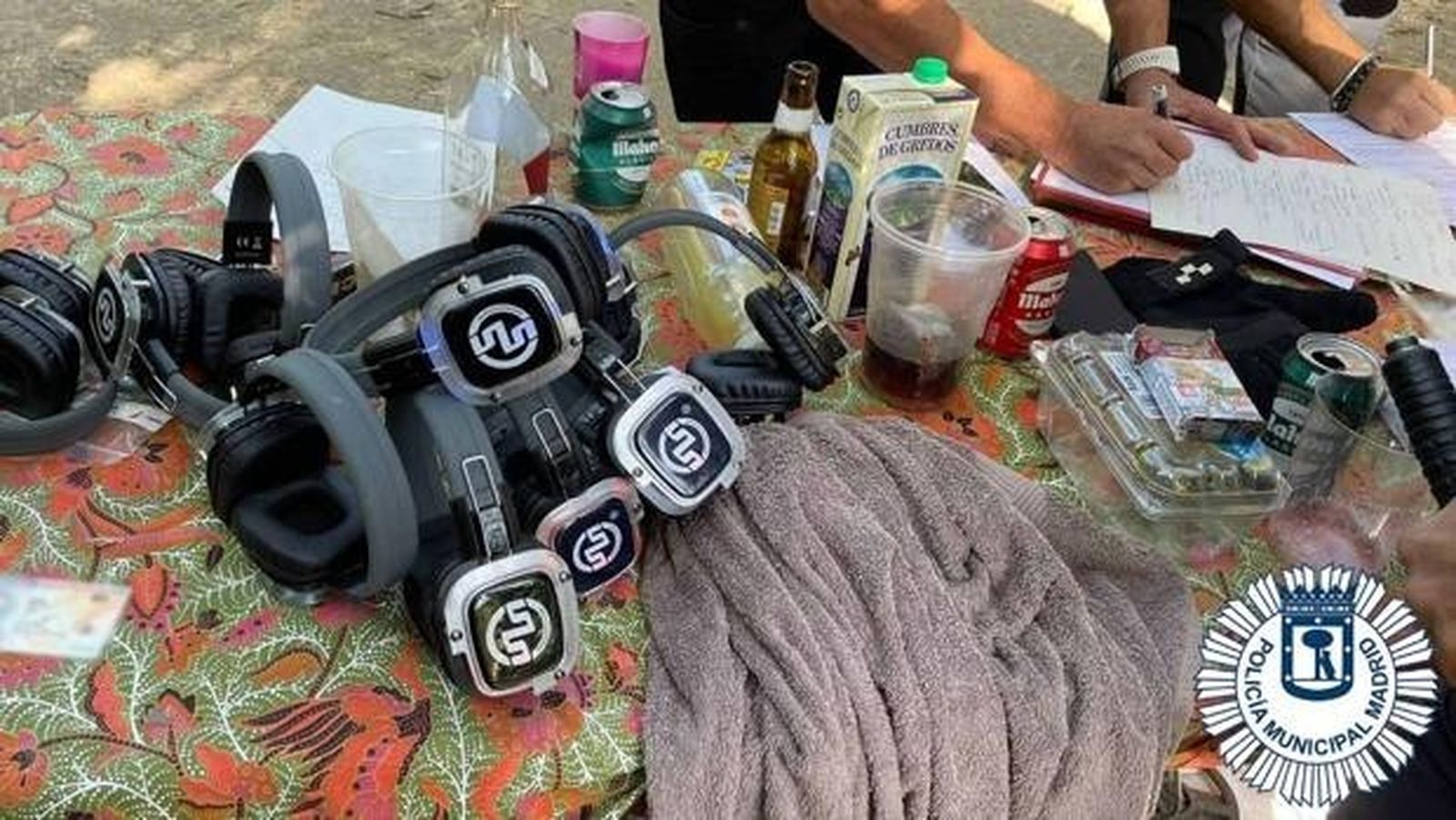 Fiesta rave desmantelada en Casa de Campo