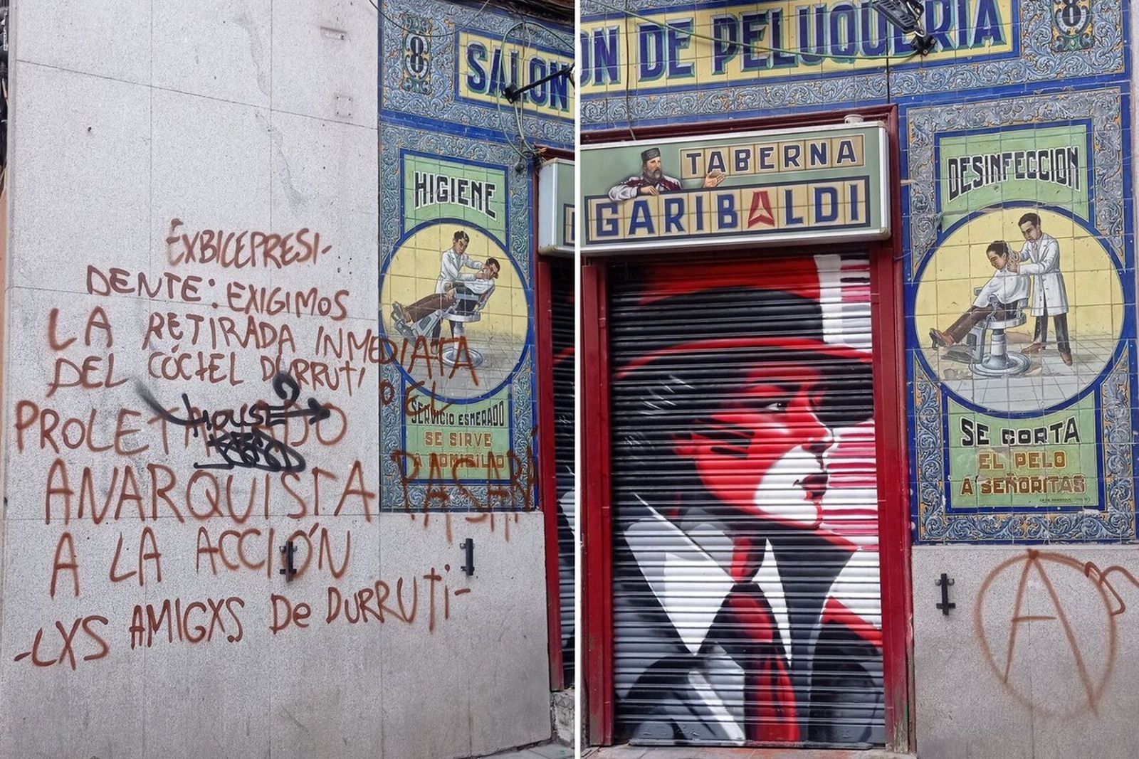 Pintada en la Taberna Garibaldi