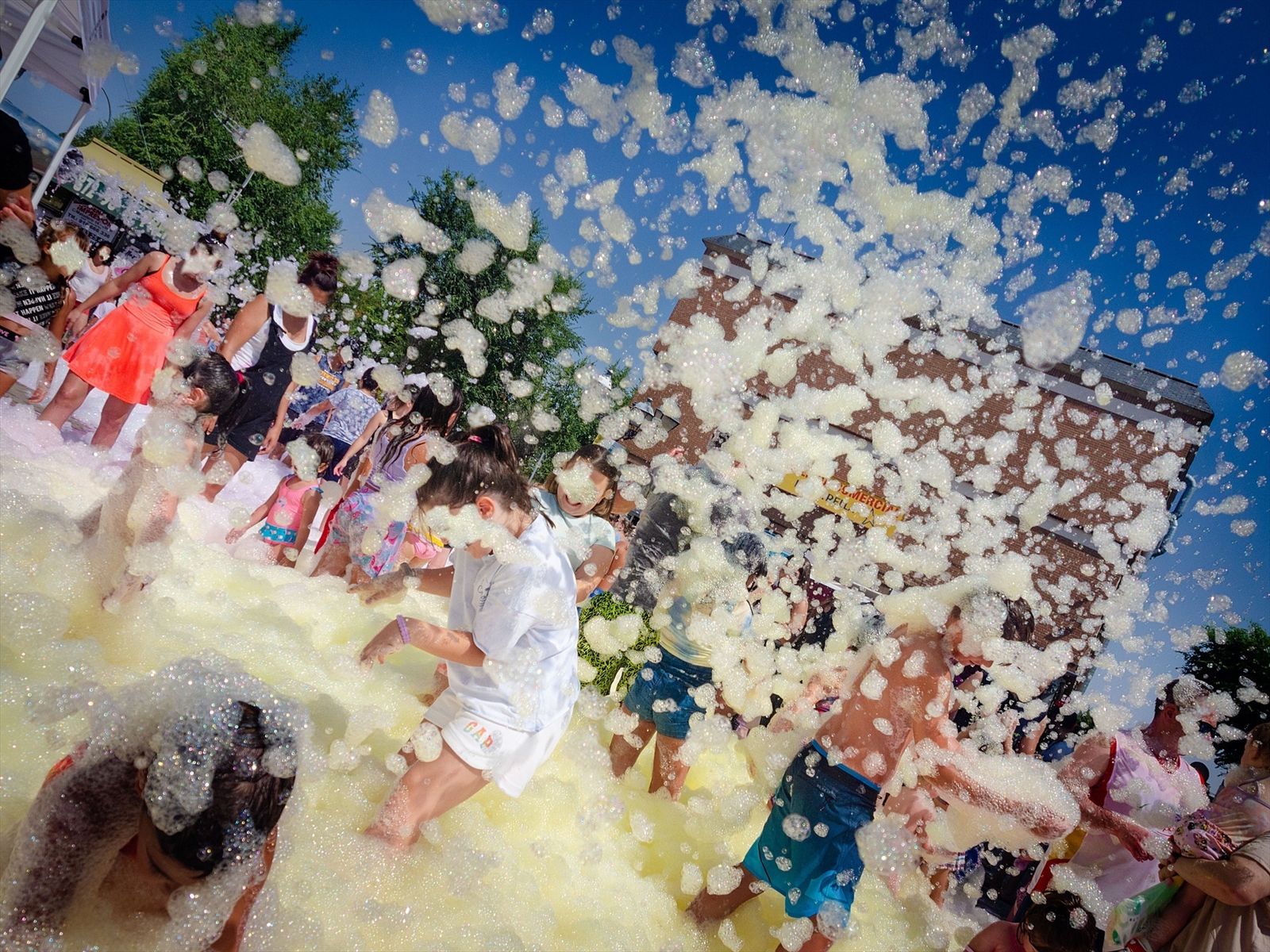 Una fiesta de la espuma
